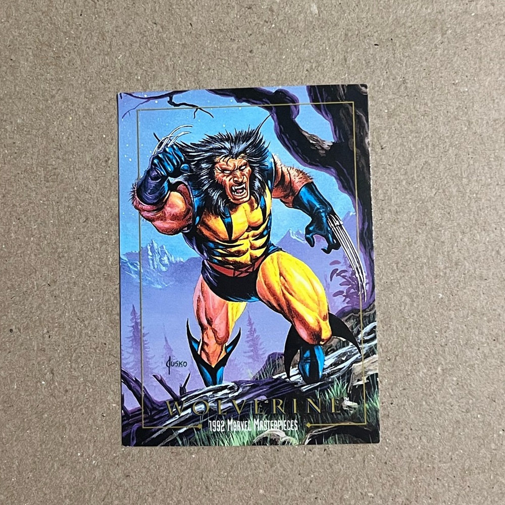 1992 Skybox Marvel Masterpieces Wolverine #94 Trading Card
